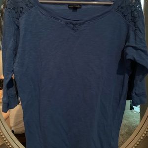 American Eagle Blue Half Sleeve